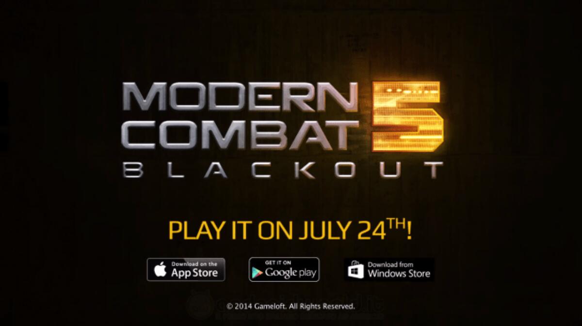 Download Modern Combat 5: Blackout 1.0 APK dal Play Store Android - 