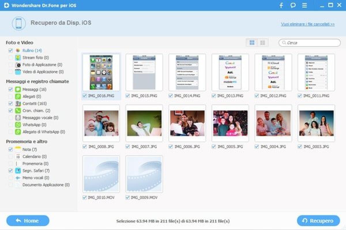 Recensione Wondershare Dr.Fone per iOS per recuperare dati da iPhone, iPad e iPod Touch - 