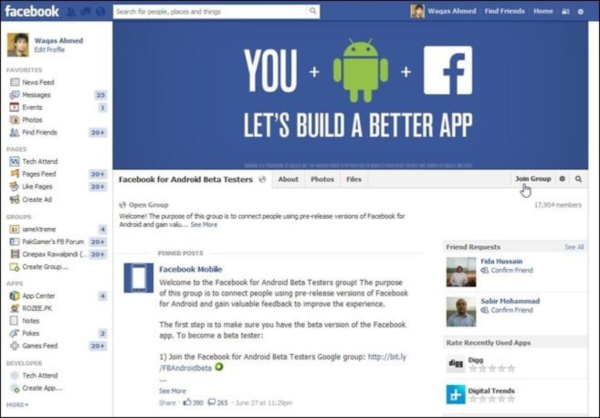 Download Facebook Beta per Android con le notifiche in lockscreen come Android L - 