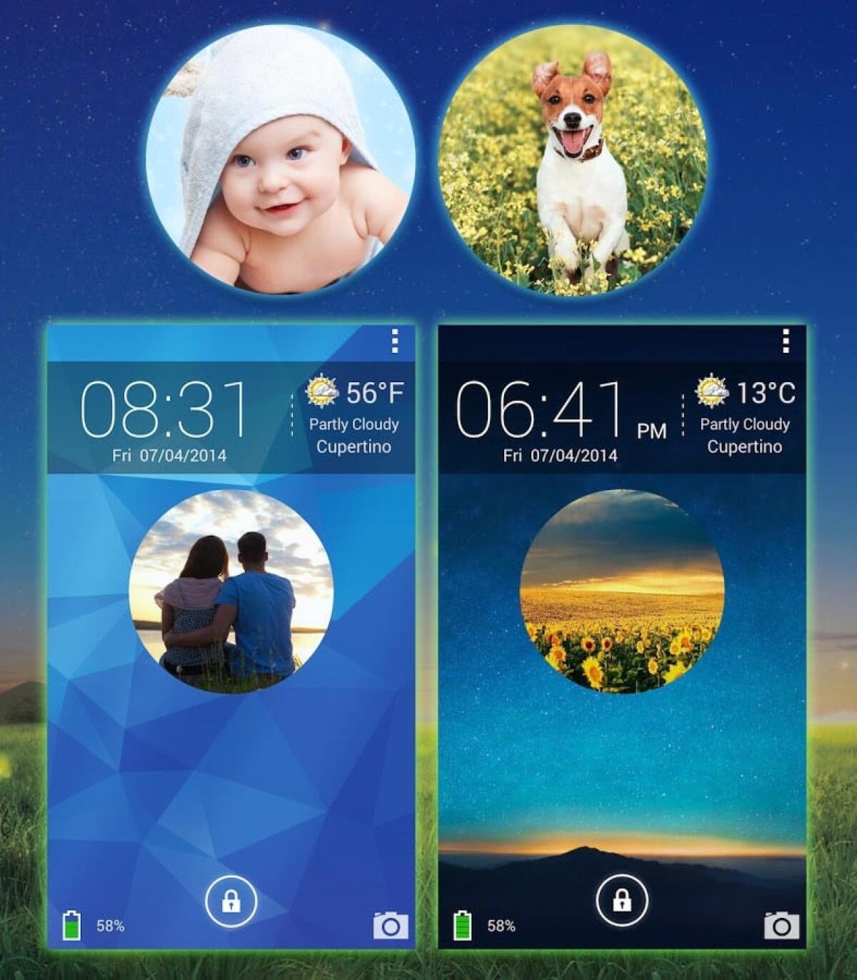 Personalizzare la Lock screen di Android con una foto con Galaxy Photo Screen Lock - 