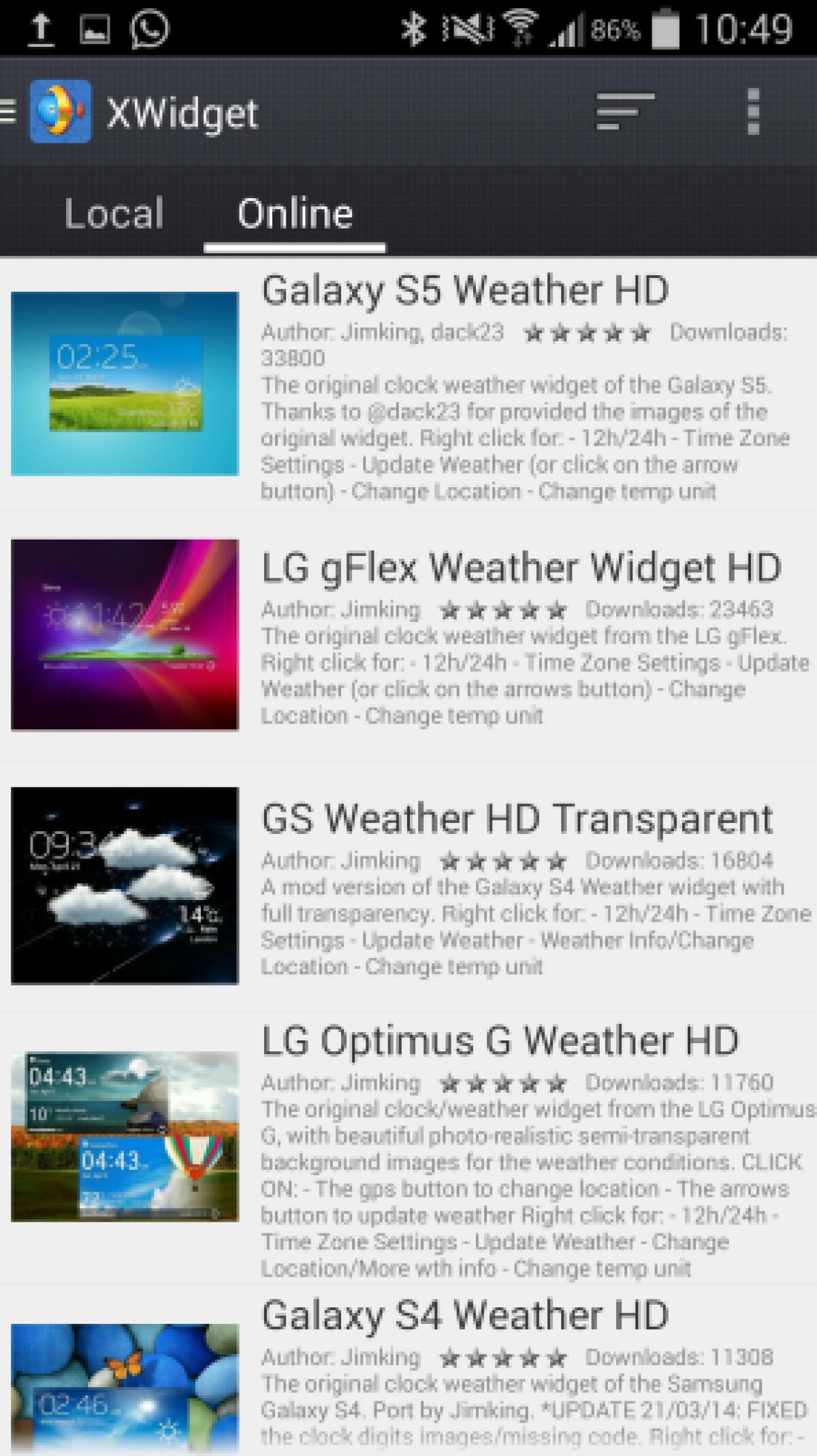 Migliori Widget Meteo per Android: download Xwidget APK dal Play Store - 