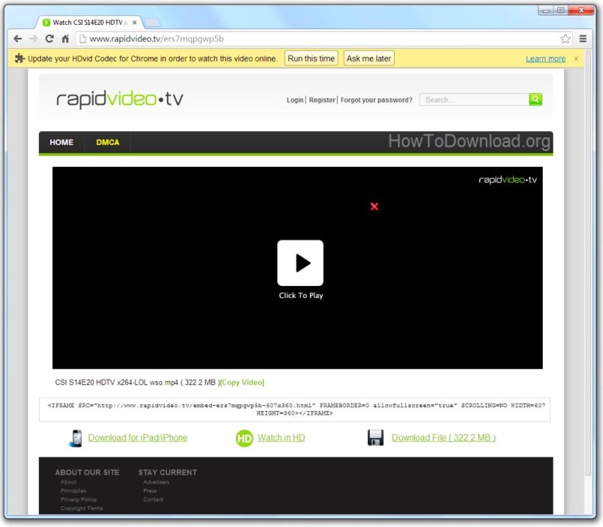 rapidvideo.tv chiuso, bloccato e oscurato in Italia: ecco come accedere nuovamente dall'Italia - 