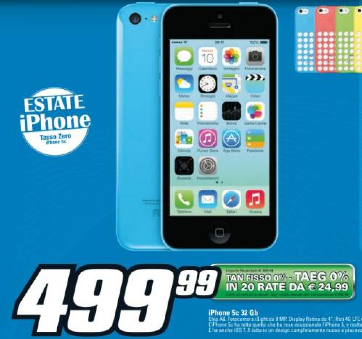 Apple iPhone 5C 32GB miglior prezzo 500 euro a rate da Saturn: conviene l'acquisto? - 