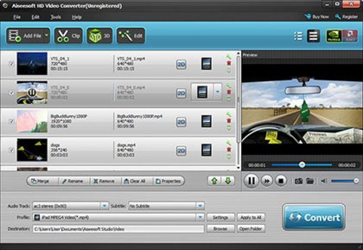 Aiseesoft HD Video Converter 6.3 Gratis: Convertire video in HD per iPad e altri dispositivi - 