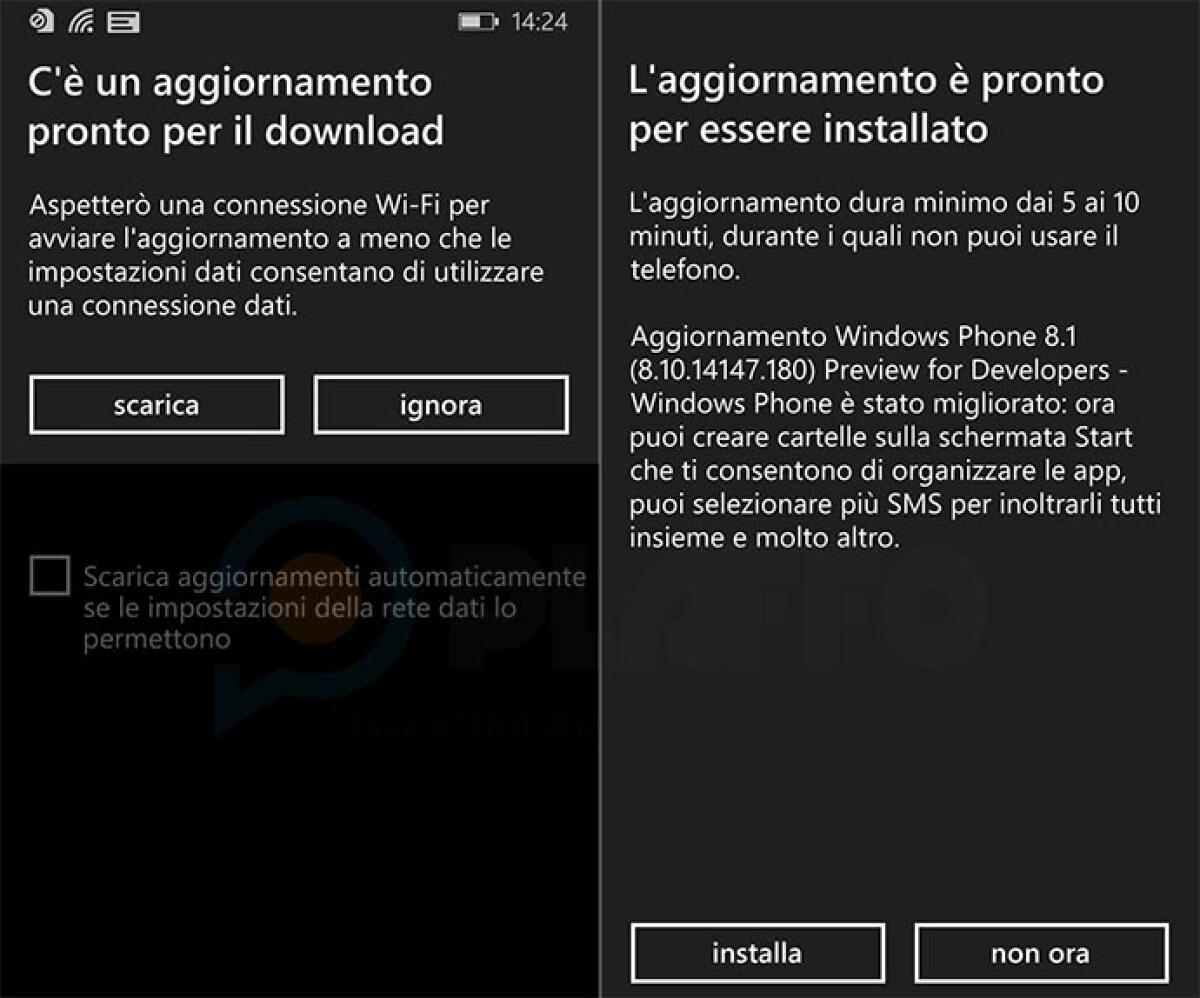 Scaricare e installare Windows Phone 8.1 GDR1 Developer Preview: guida completa - 