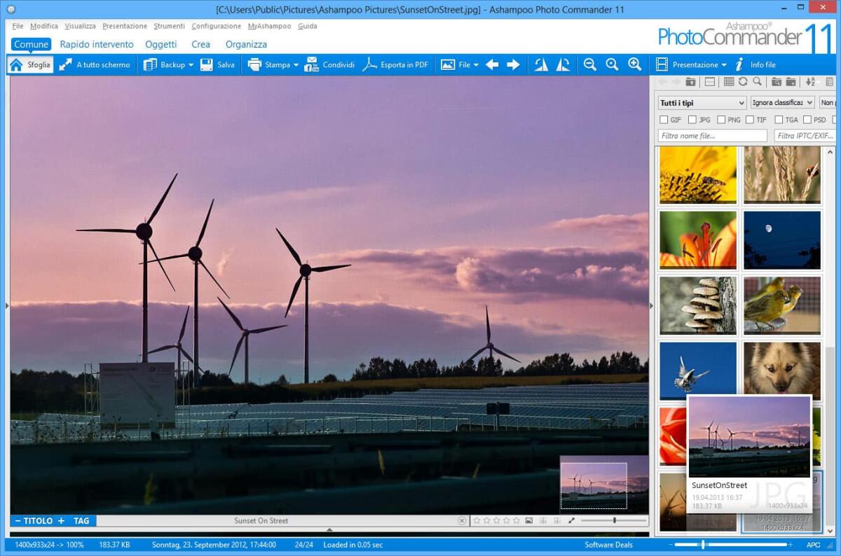 Ashampoo Photo Commander 11 Gratis: Organizzare, Modificare, Ruotare, Ritagliare, Applicare Effetti, Modificare le vostre foto facilmente su Windows - 