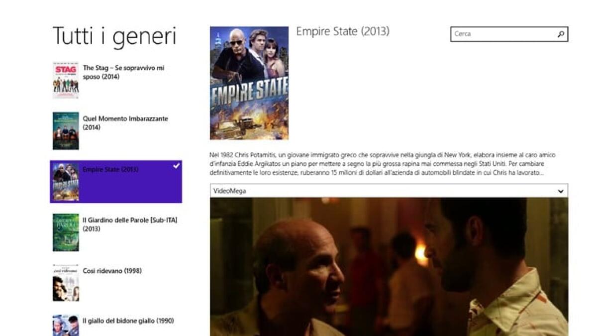 CineBlog01, nuova app per vedere film su PC Windows e Windows Phone - 