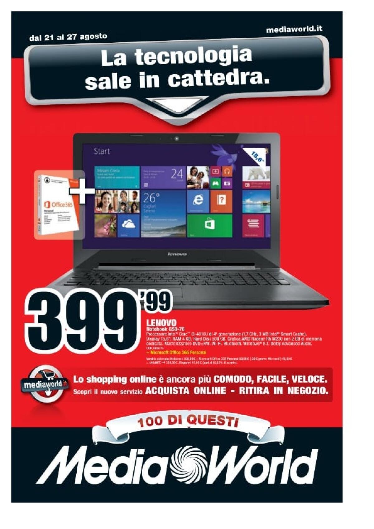 Nuovissimi Volantini Media World e Saturn con tantissime offerte allettanti - 