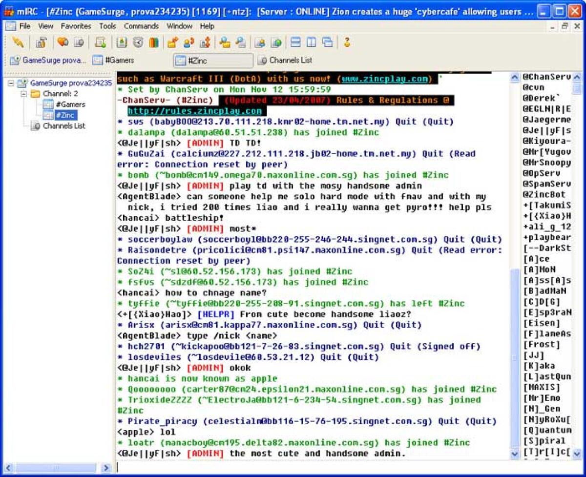 Migliori canali e Server IRC (mIRC) aggiornati ad Agosto 2014 - 