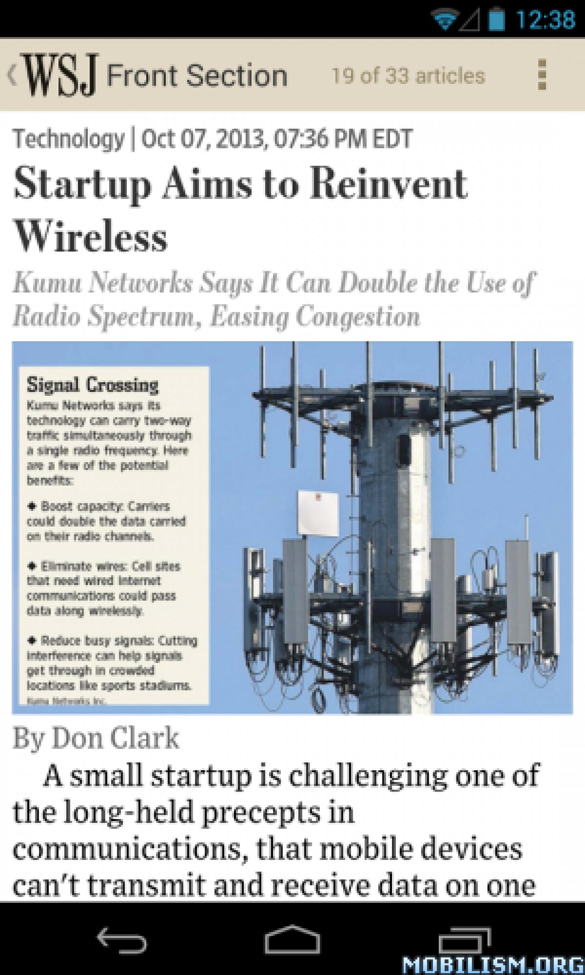 Leggere gratis il Wall Street Journal su Android - 