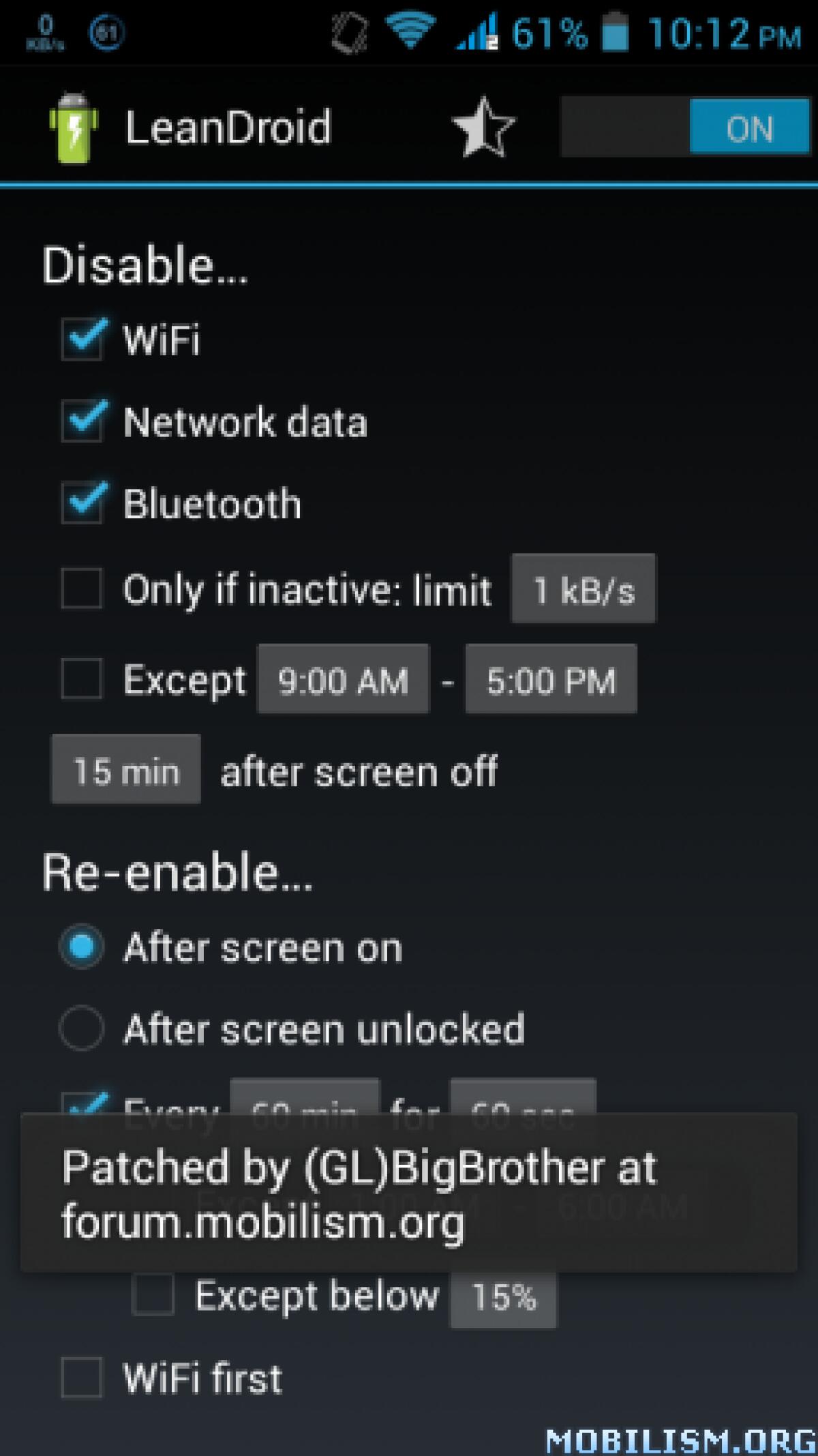 Download LeanDroid 2.0.3 APK dal Play Store: risparmiare batteria su Android - 