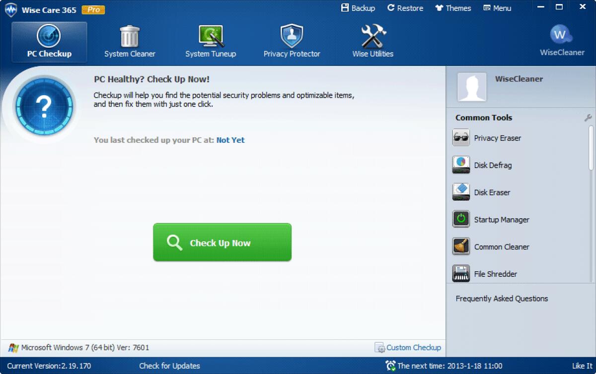 Aumentare la sicurezza e velocizzare Windows con Wise Care 365 Pro 3.18 Gratis solo per oggi - 