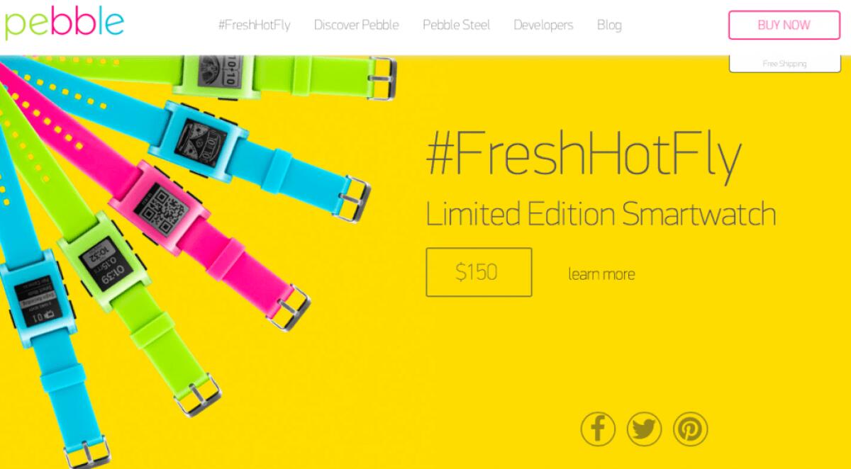 Smartwatch Pebble: ecco i nuovi colori In Edizione Limitata - 