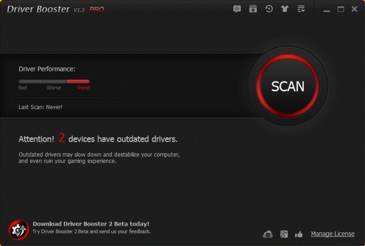 Aggiornare e Trovare Driver mancanti su Windows con Driver Booster Pro 1.5 Gratis - 