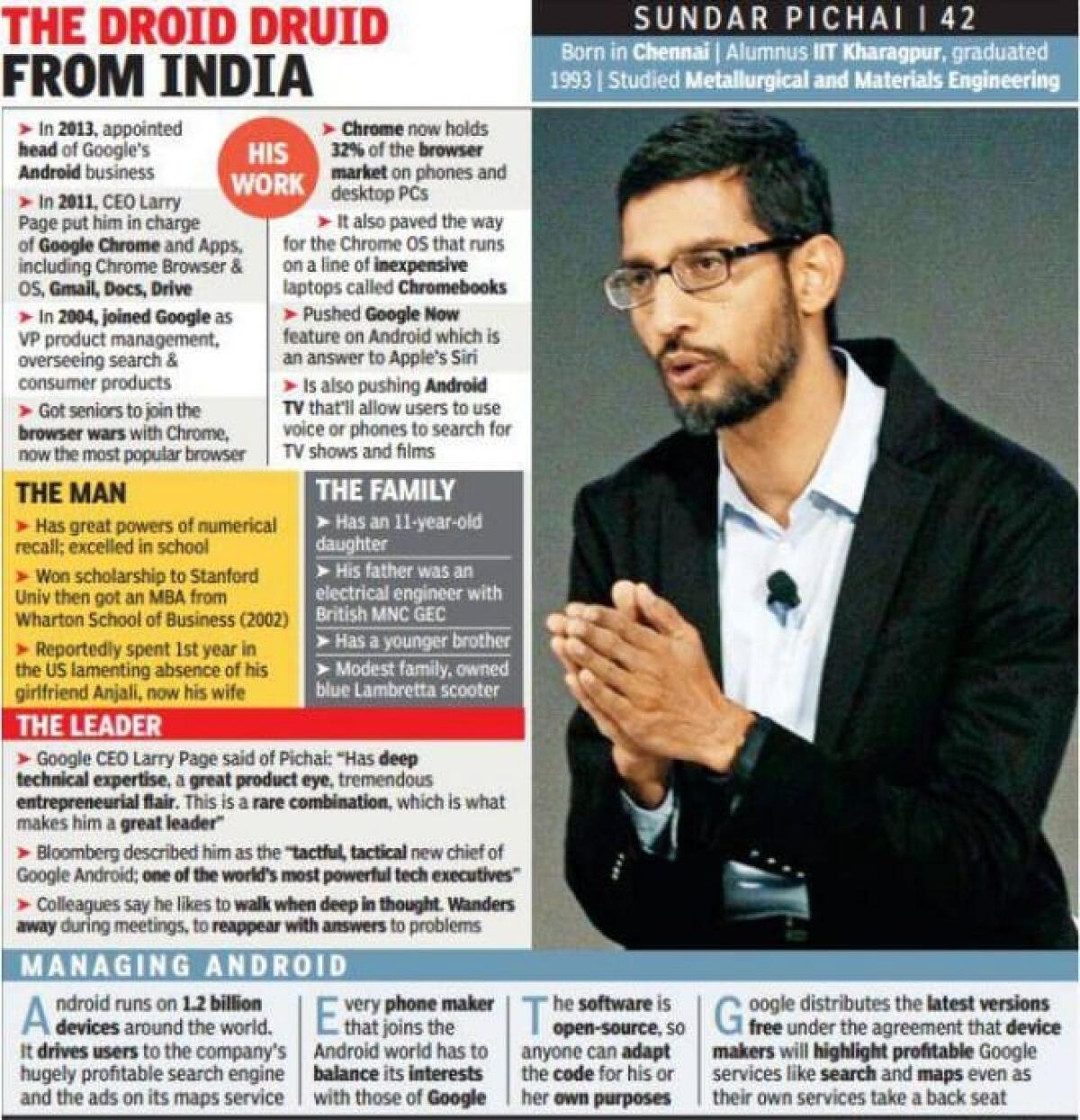 Sundar Pichai forse mostra per errore il Nexus Watch - 