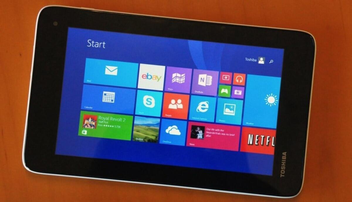 Toshiba Encore Mini 7: nuovo tablet Windows 8.1 | Scheda Tecnica completa - 
