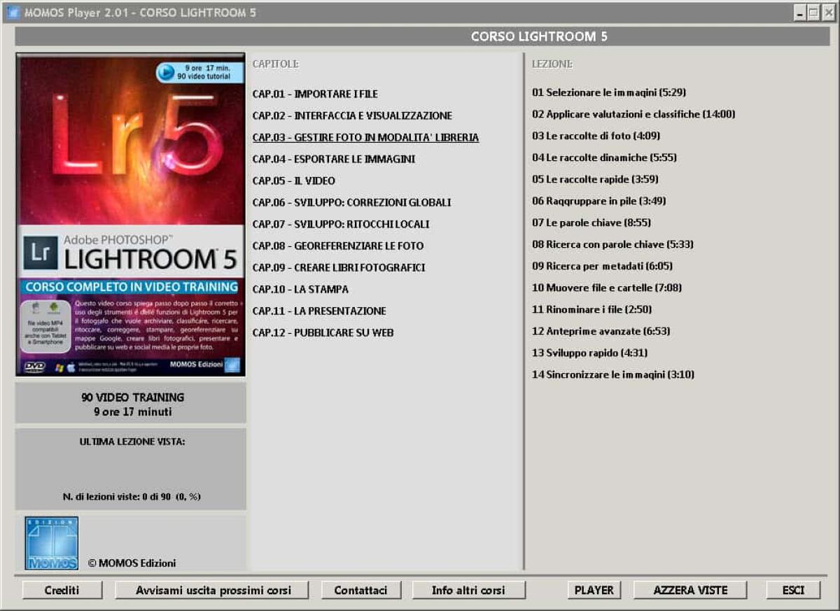 Video Corso Completo di Photoshop LIGHTROOM 5 in Italiano - 