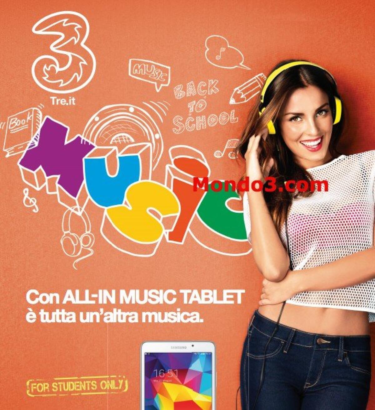 All In Music, nuova offerta economica di H3G - 