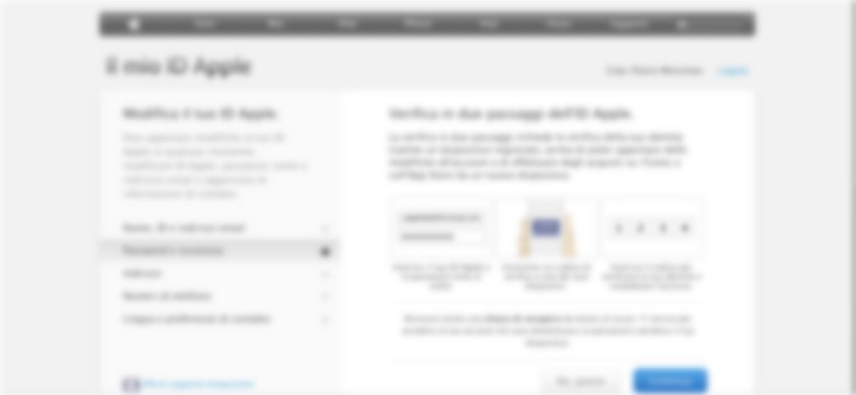 Guida per rendere sicuro account iCloud - 