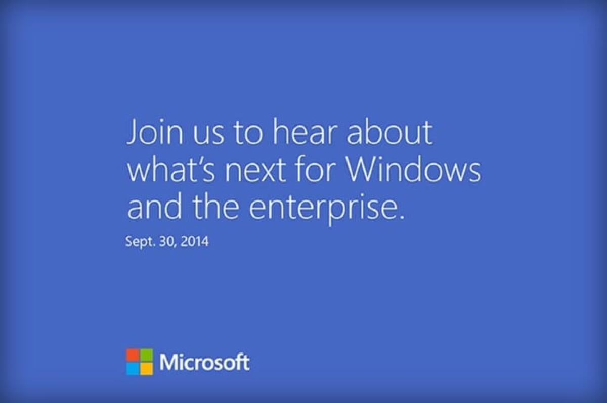 Ufficiale: il 30 settembre sarà presentato Windows 9 - 