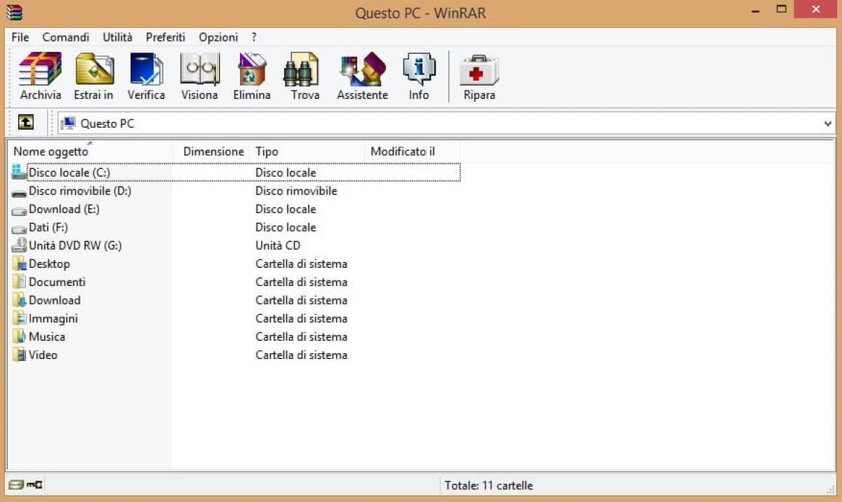 Disponibile WinRAR 5.11 Ita Portable - 