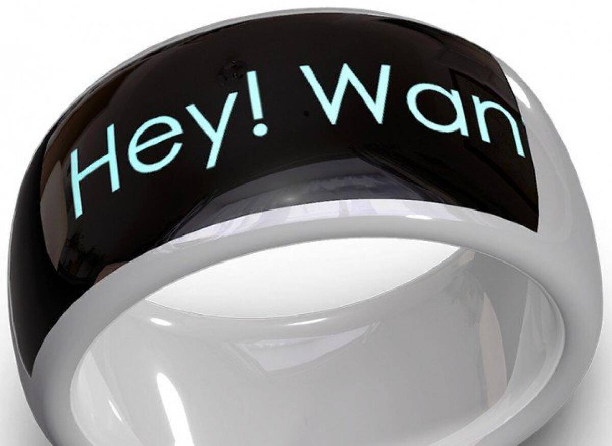 MOTA S-Ring: anello intelligente che mostra le notifiche dello smartphone - 