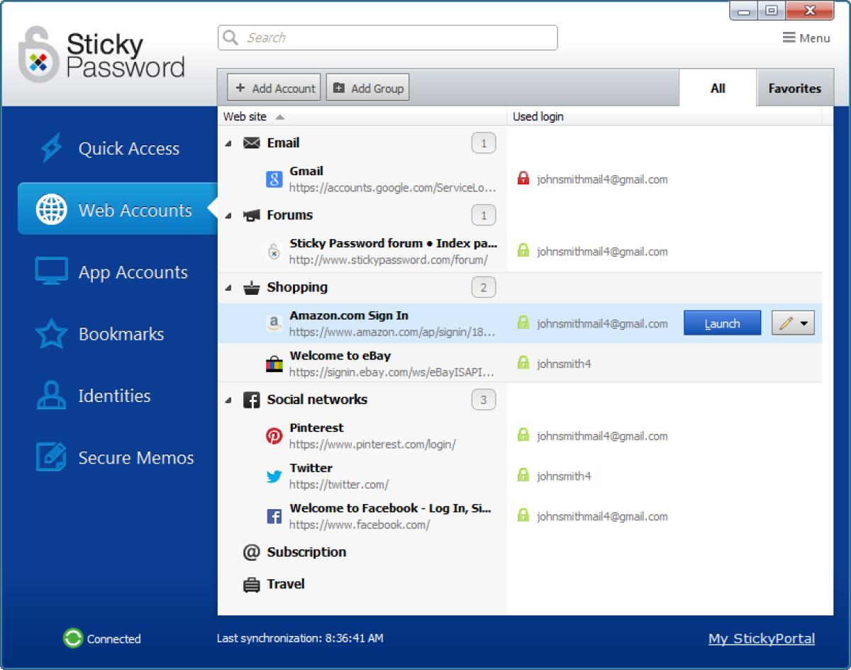 Sticky Password 7.0.7 Gratis: Il miglior password manager per Windows - 