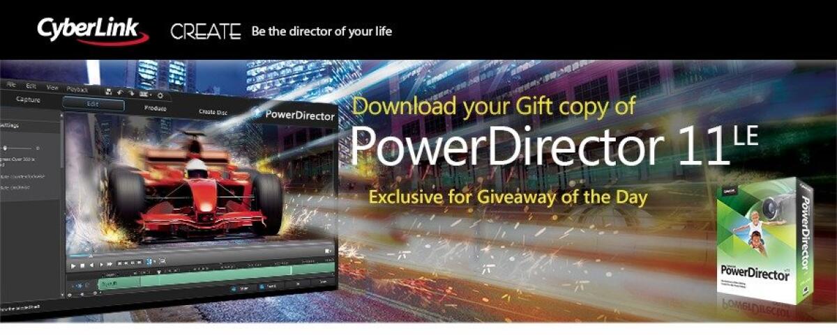 Video Editing Professionale su Windows con CyberLink PowerDirector 11 LE solo per oggi gratis - 