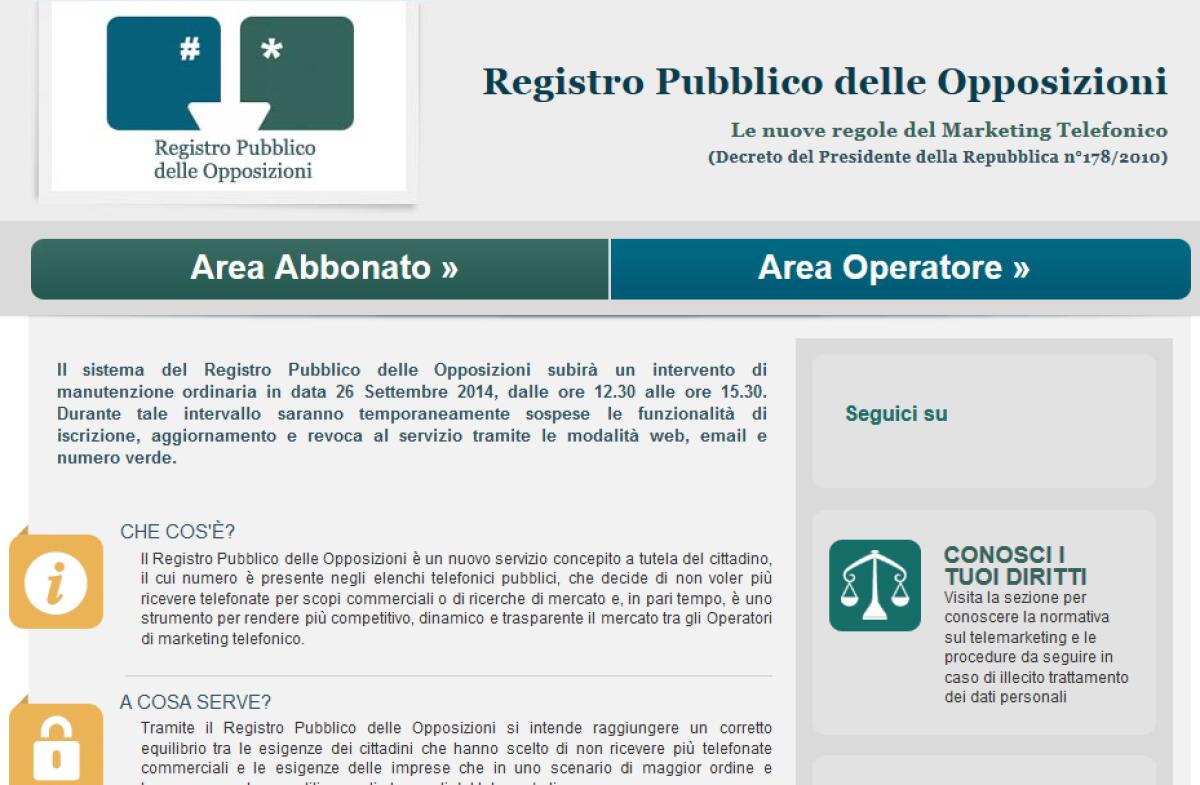 Come non ricevere telefonate commerciali al telefono fisso - 