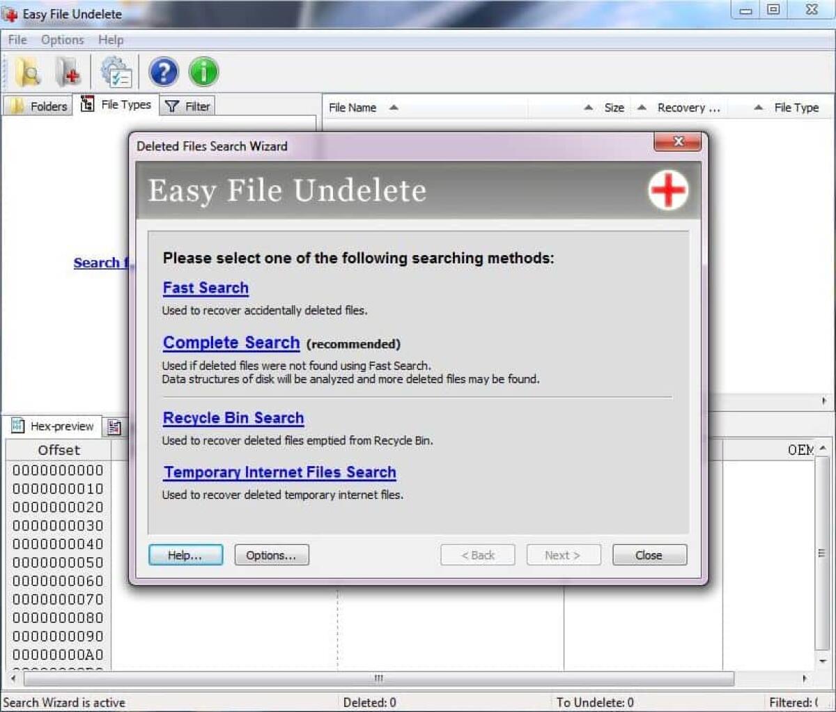 Easy File Undelete 3.0 Gratis: Come recuperare file persi o cancellati su Windows - 