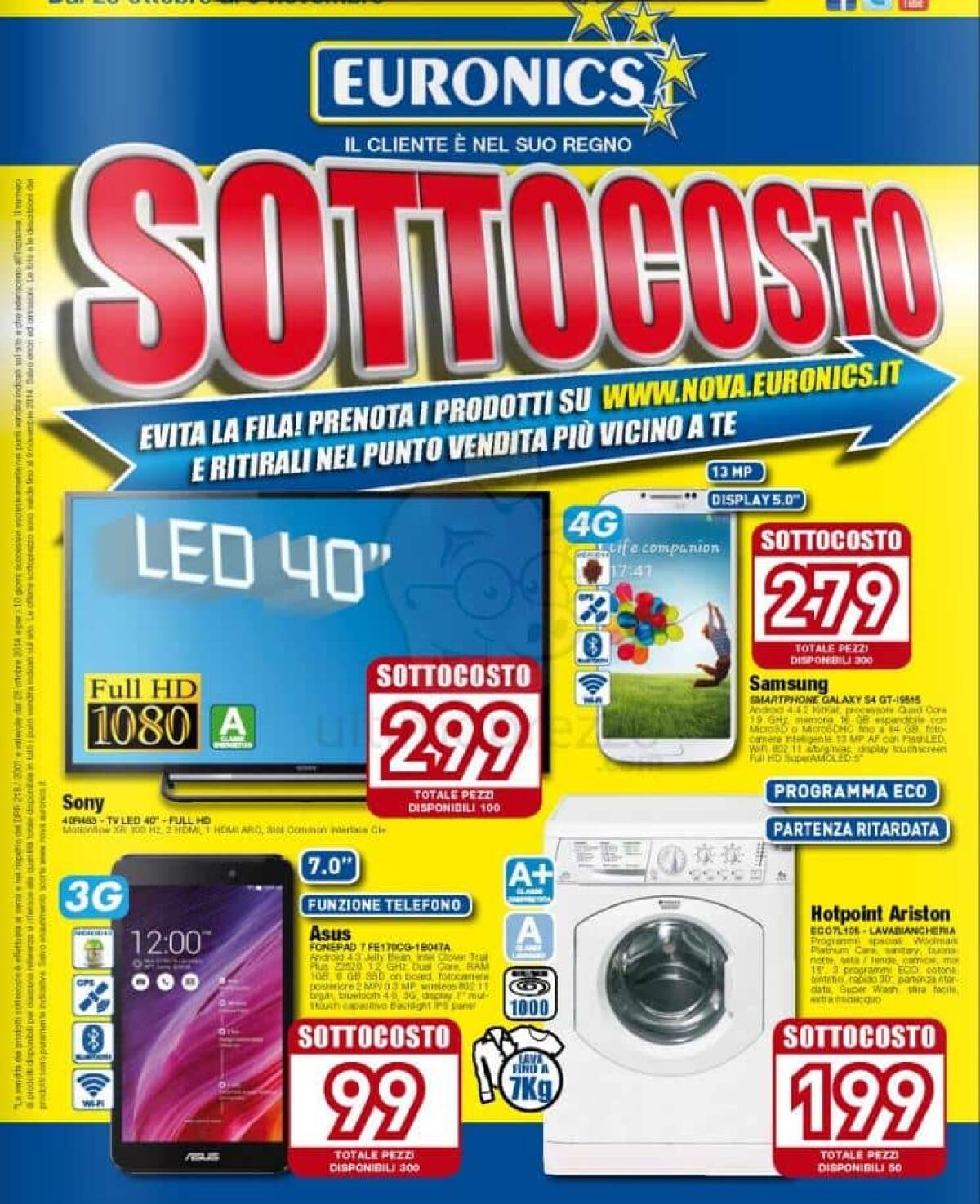 Euronics lancia il Sottocosto con tantissime offerte - 