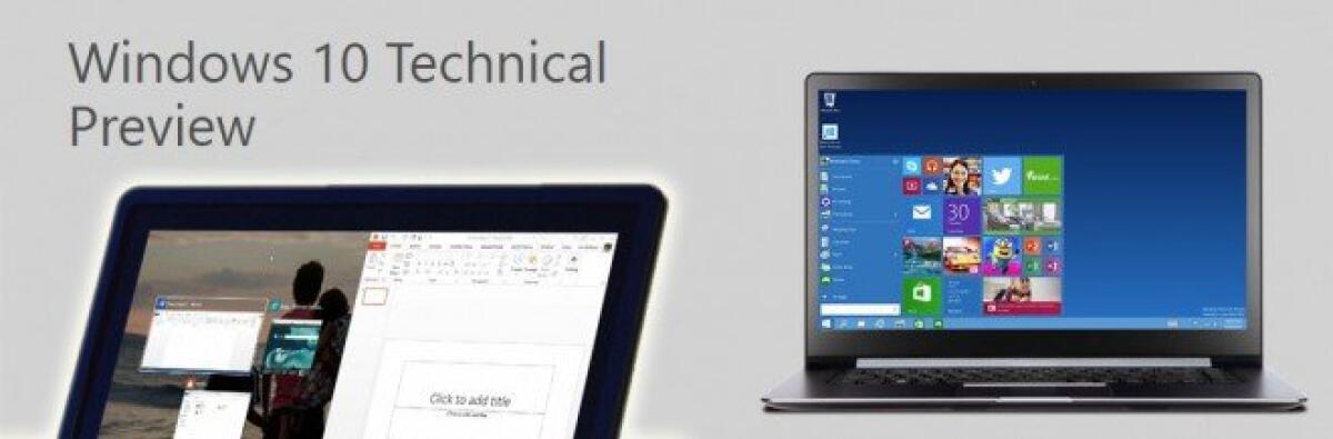 Windows 10 Technical Preview disponibile al download - 
