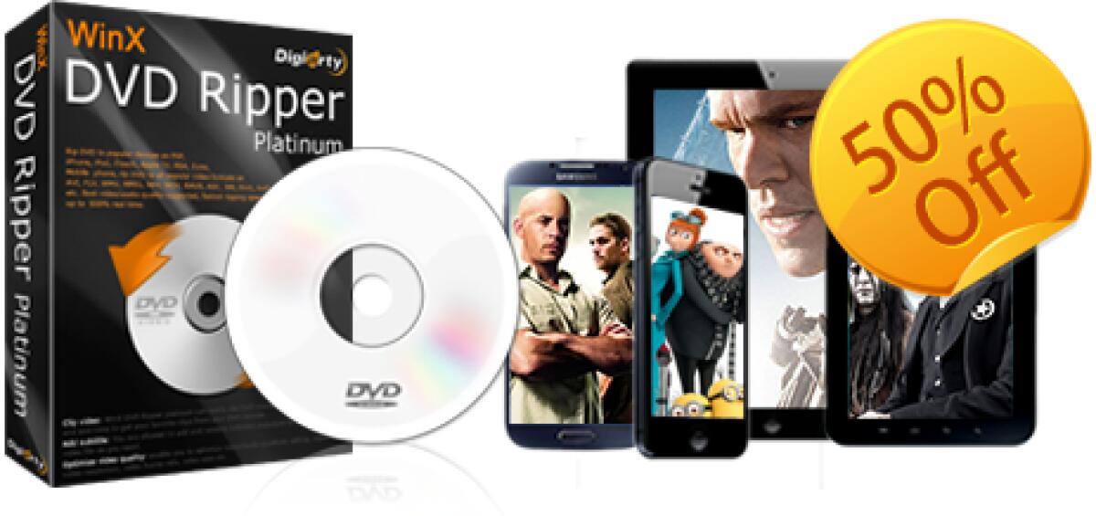 Convertire file video per smartphone e tablet con WinX DVD Ripper Platinum 7.5.7 Gratis - 