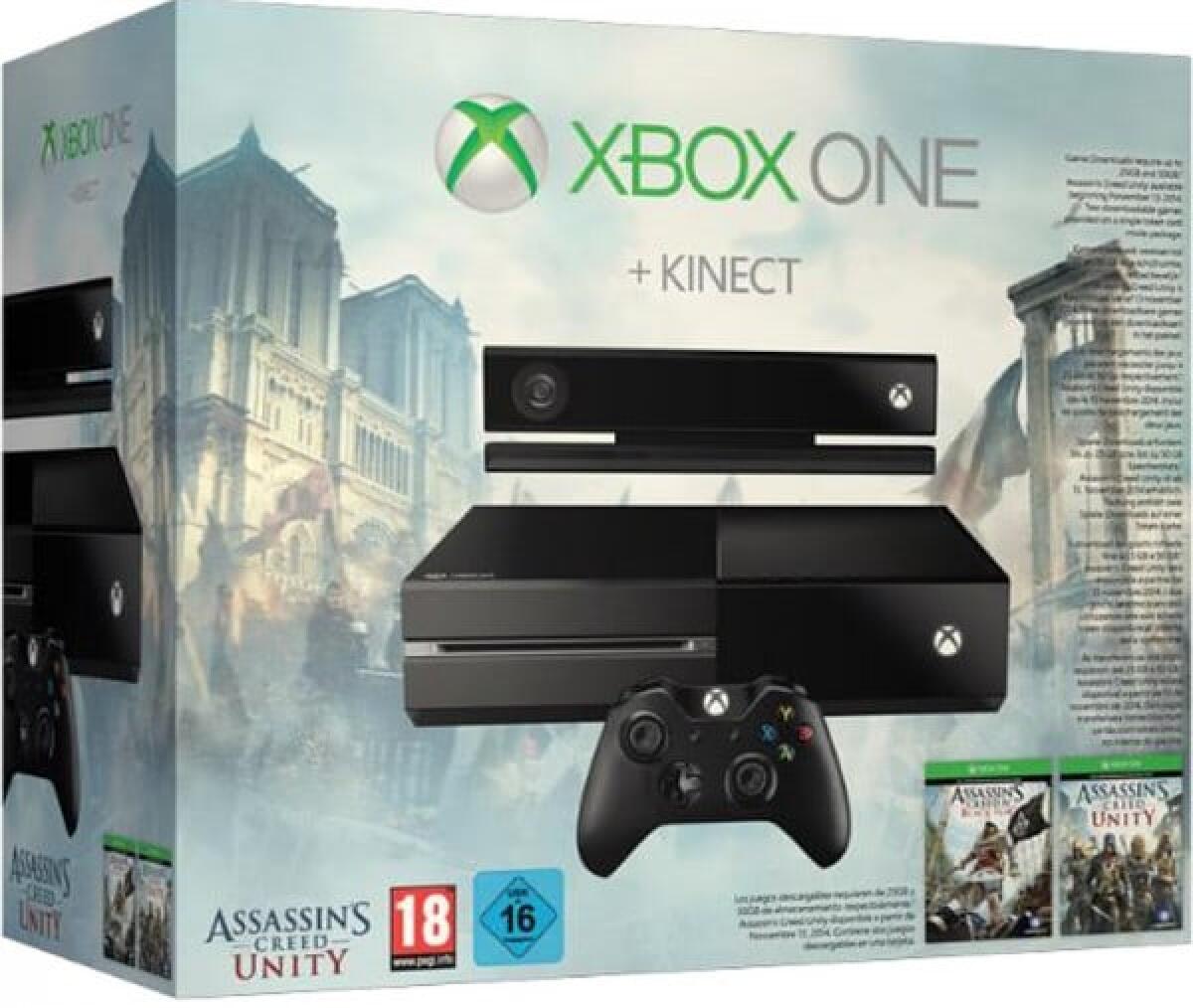 Xbox One in Bundle con Assassin's Creed Unity ufficiale a 399$ - 