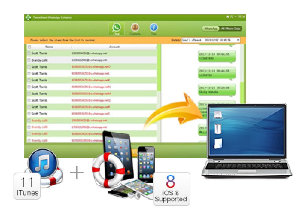 Tenorshare WhatsApp Recovery 2.5 Gratis: Recuperare Foto, Video, Conversazioni Perse da WhatsApp per iPhone, iPad o iPod [Windows App] - 