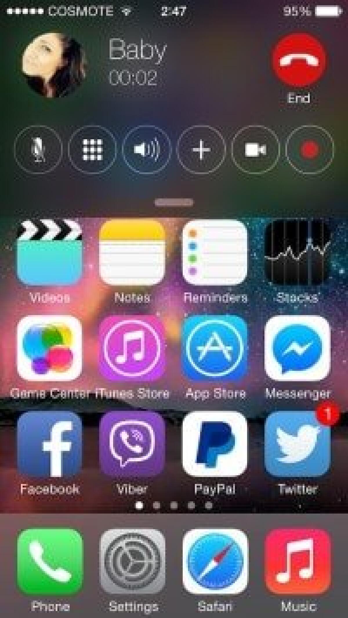 Migliori Tweak Cydia per iOS 8: download tweak CallBar - 