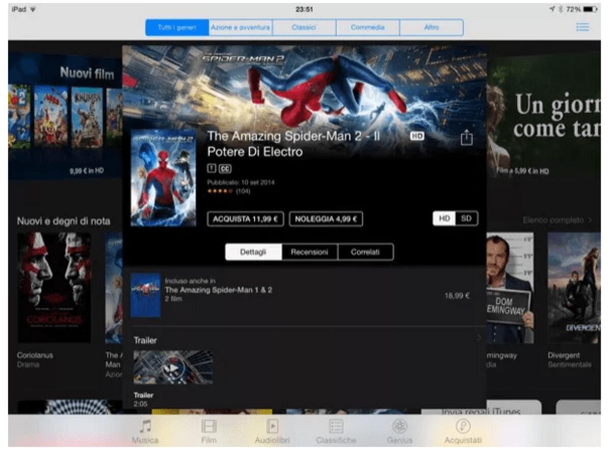 Come scaricare film su iPad - 