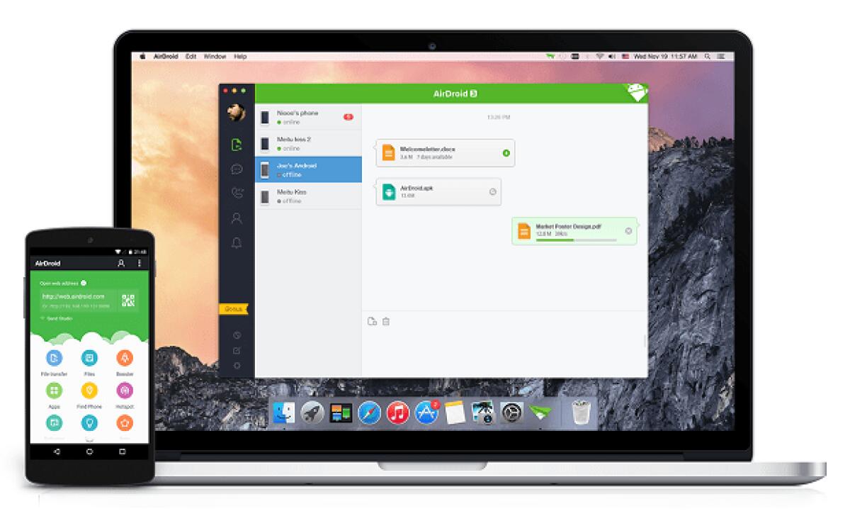 Download AirDroid 3 per controllare Android da PC e Mac senza fili - 