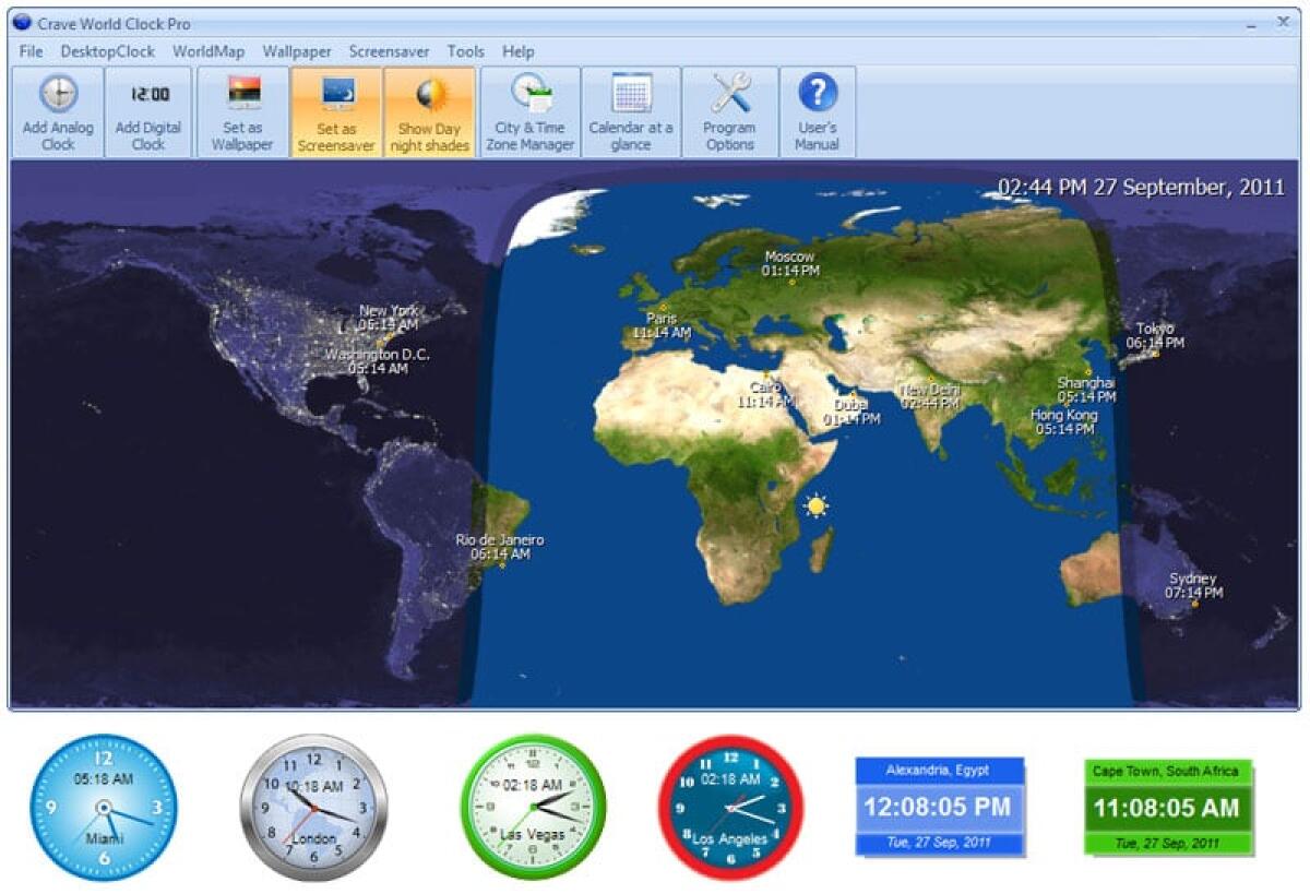 Crave World Clock Pro 1.6.4 Gratis: Come scoprire tutti i fusi orari del mondo - 