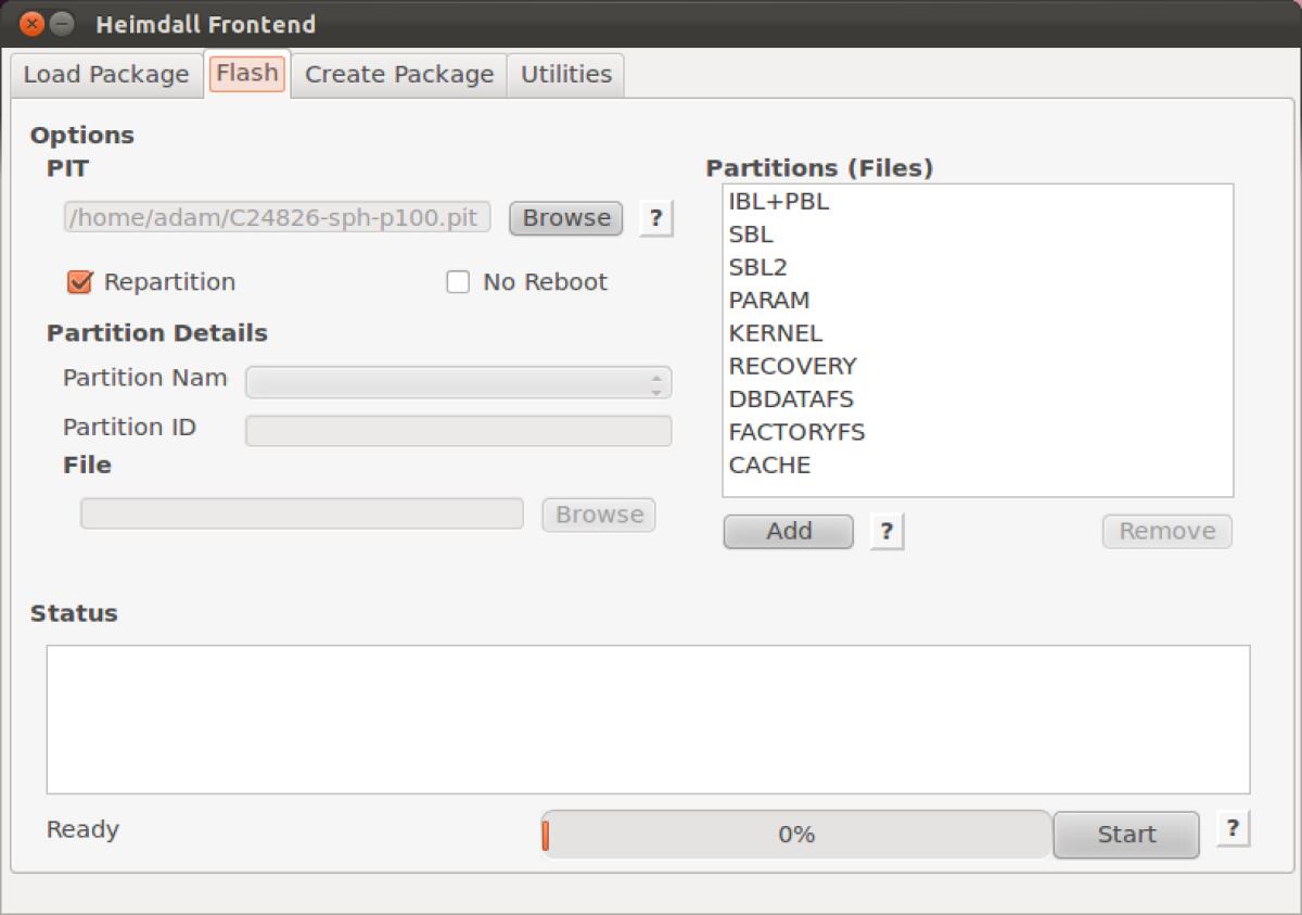 Heimdall: Programma per Linux per flashare ROM Samsung su Ubuntu - 