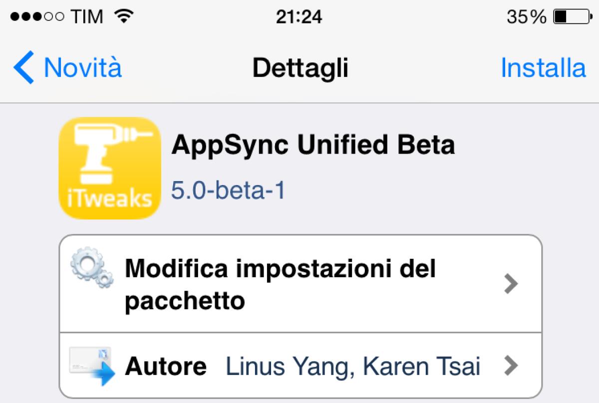 Disponibile al download AppSync per iOS 8 con Jailbreak - 