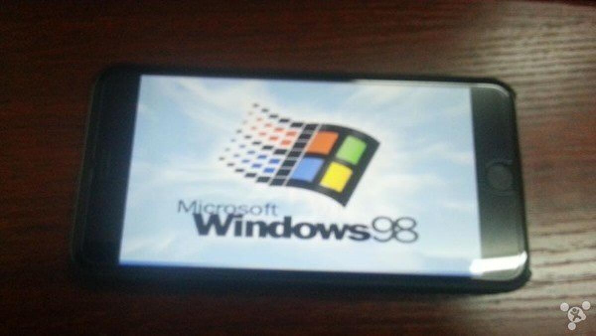 Un Hacker Cinese installa Windows 98 su un iPhone 6 - 