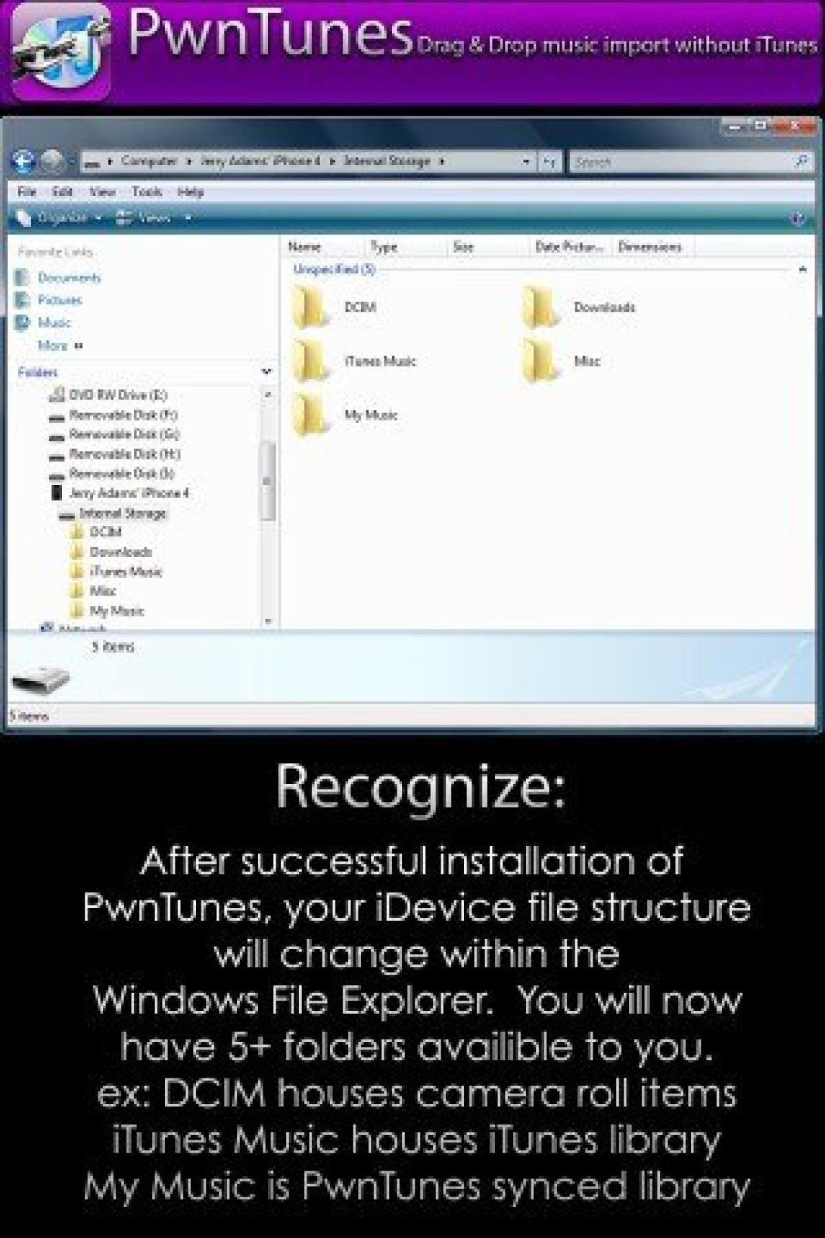 Copiare musica e canzoni su iPod senza usare iTunes con PwnTunes - 