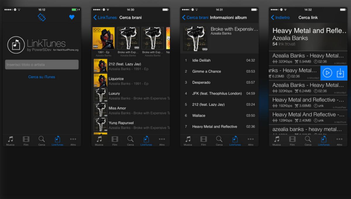 Scaricare gratis canzoni da iTunes con LinkTunes for iOS 8 - 
