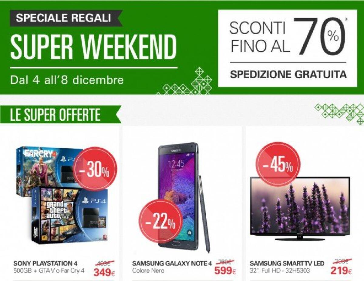 eBay Super Weekend: tanti sconti, offerte e promozioni per pochi giorni - 