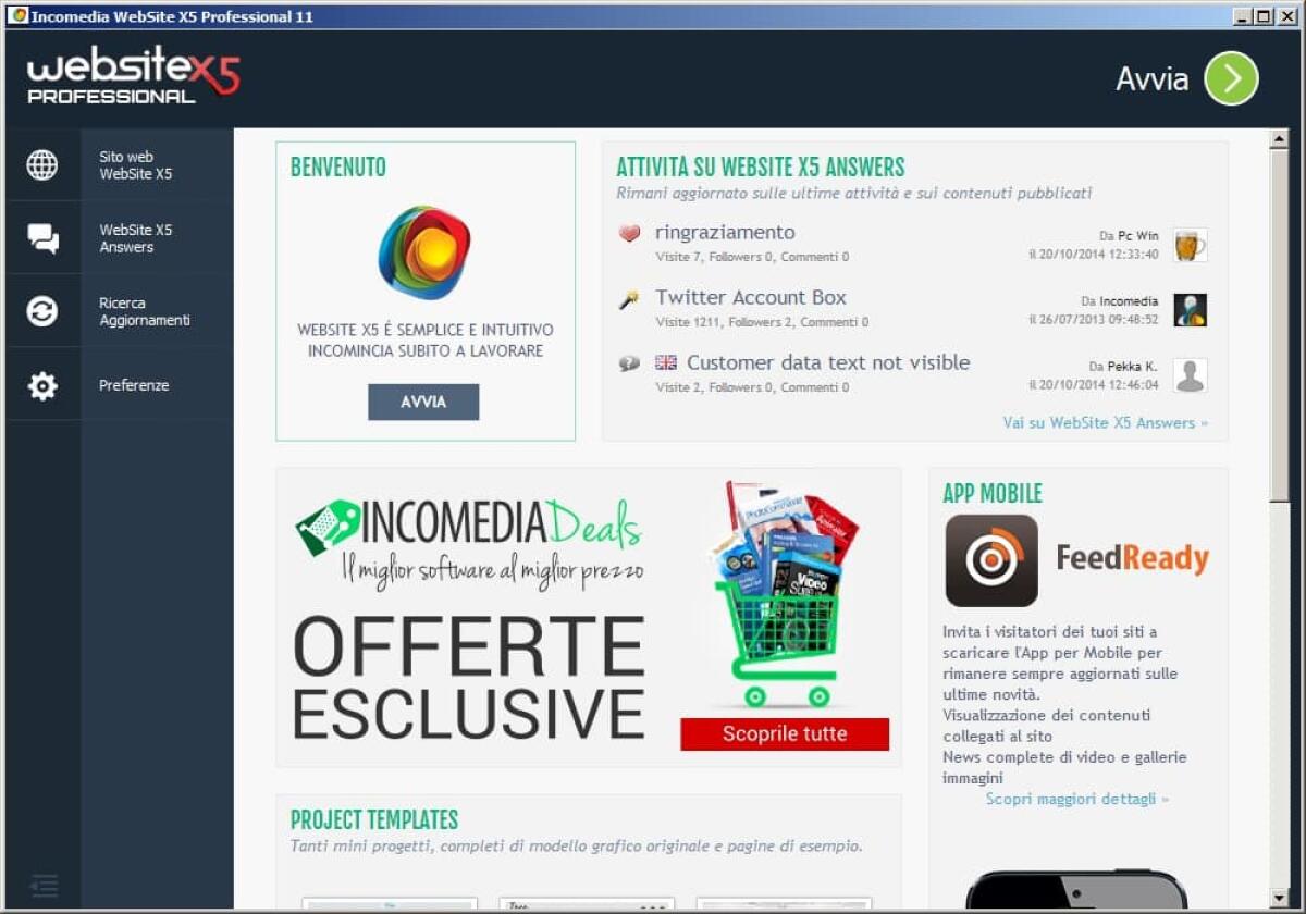 Creare un sito web da Zero con Incomedia WebSite X5 Professional 11 Portable in Italiano - 