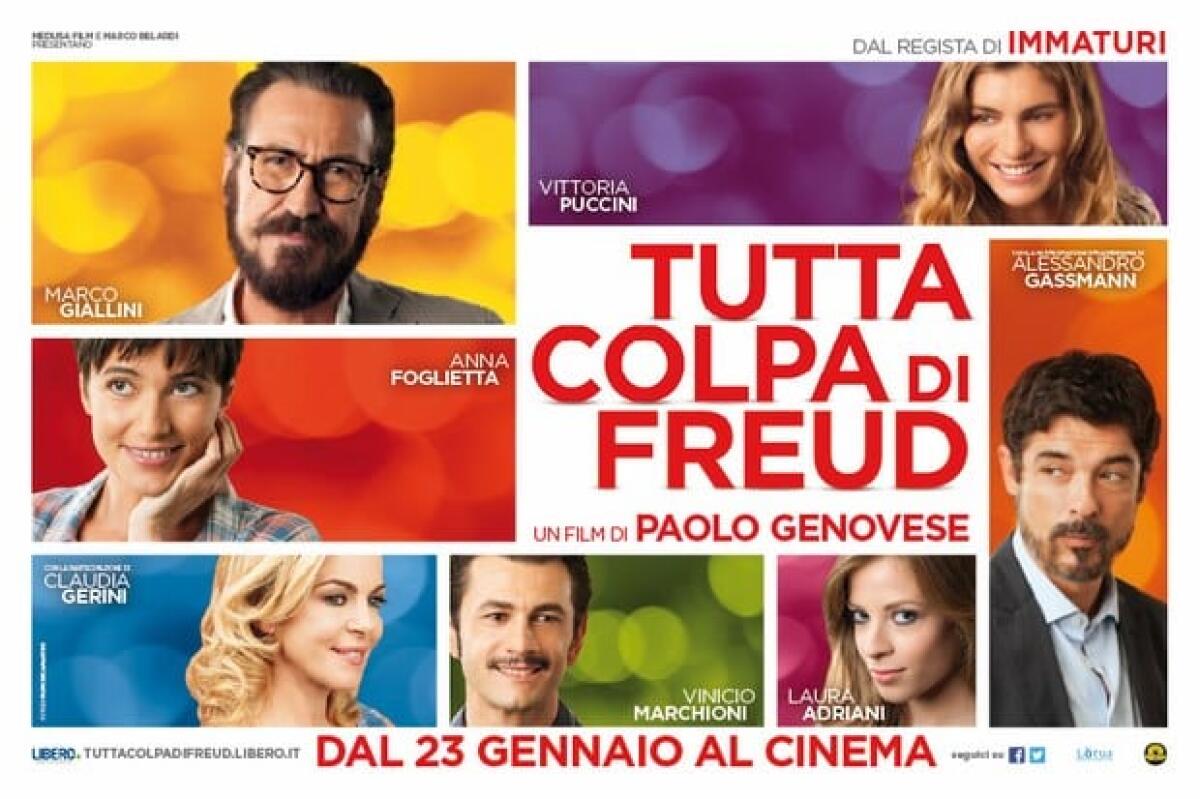 Film in TV Tutta Colpa di Freud | Prima TV Canale 5  17 e 18  Dicembre 2014 - 