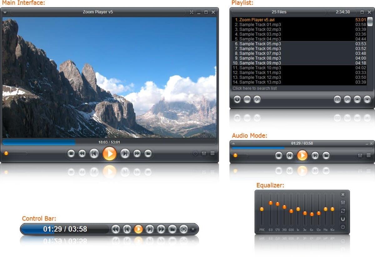 Zoom Player Pro 9.5 Gratis: Video Player leggero e con tante funzioni per Windows - 