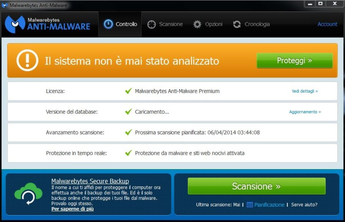 Malwarebytes Anti-Malware Premium: Proteggere il proprio PC da tutti i tipi di Malware - 