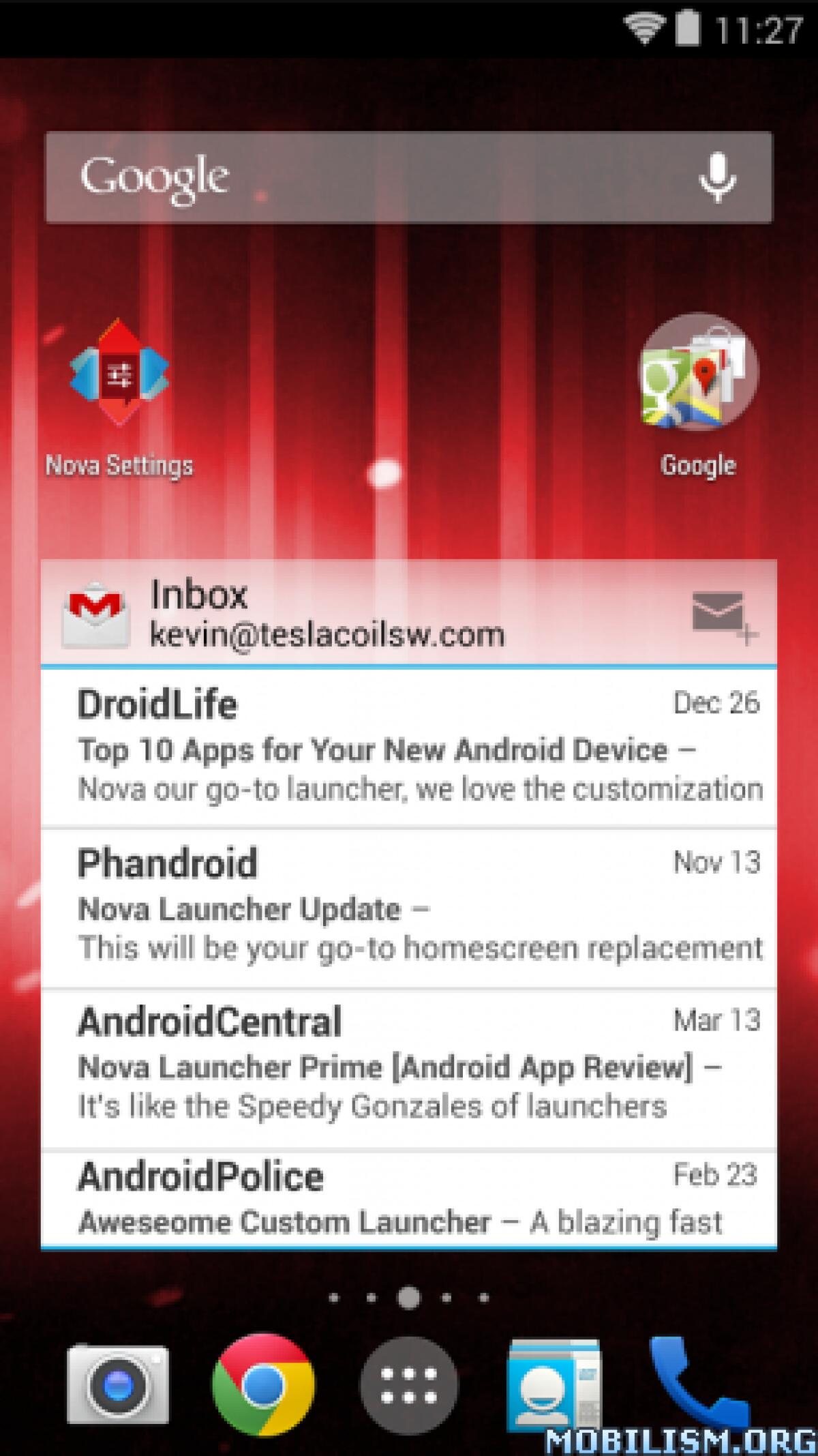 Download Nova Launcher Prime 3.3 APK dal Play Store Android - 